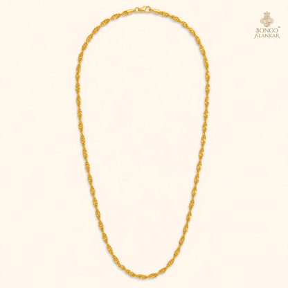 Golden Spiral Twist Chain