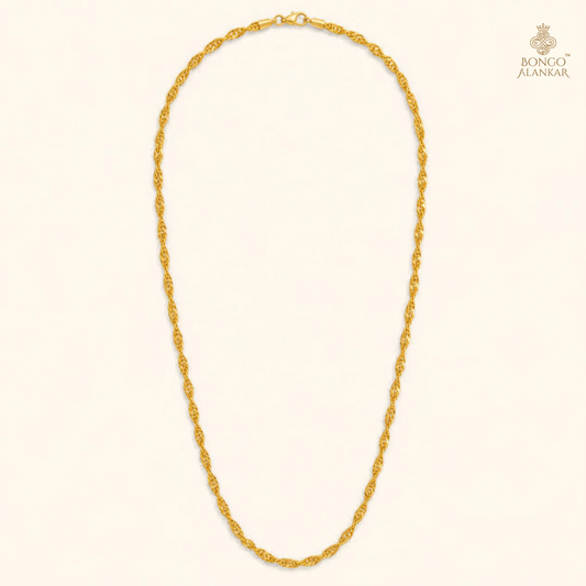 Golden Spiral Twist Chain