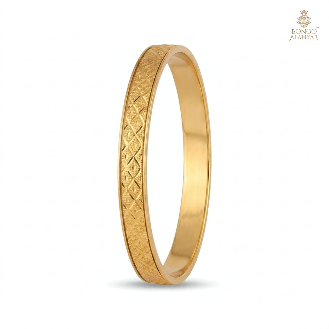 Golden Geometric Pattern Noa