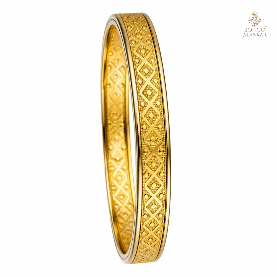 Golden Geometric Pattern Noa
