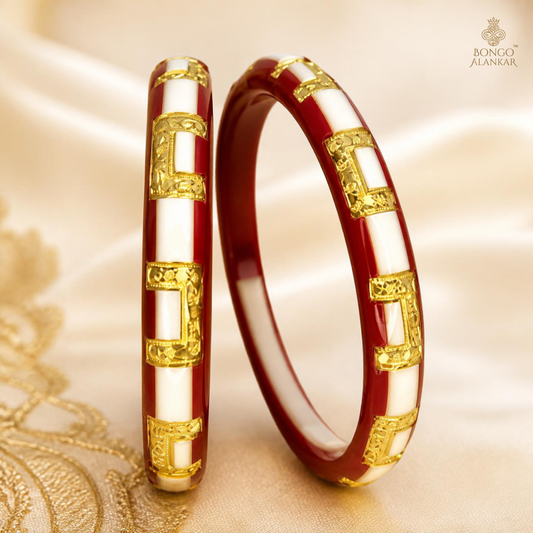 Gold-Linked Sankha Pola