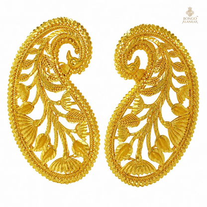 Swarnolota full kan ear ring