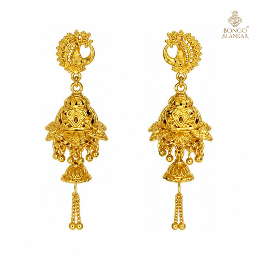 Regal Peacock Jhumka