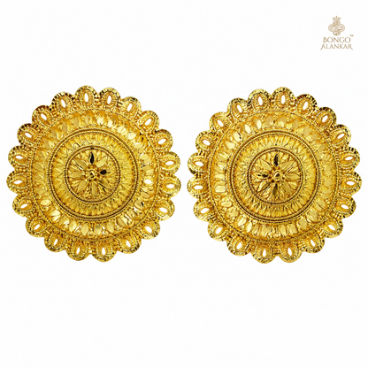 Royal Lotus Sunburst Studs