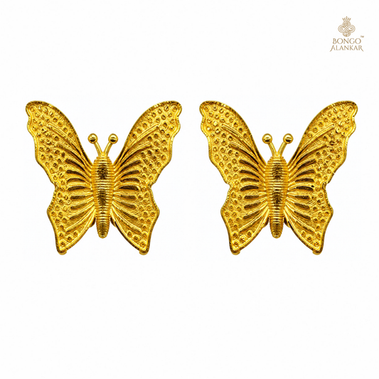 Golden Butterfly Grace Earrings