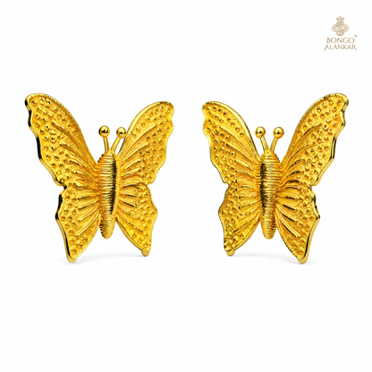 Golden Butterfly Grace Earrings
